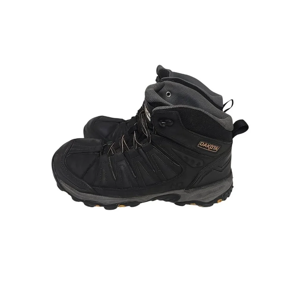 Dakota Men's 6" 2301 Aluminum Toe Comp. Plate WP Work Boots Black Size 9.5W/L - Picture 6 of 8